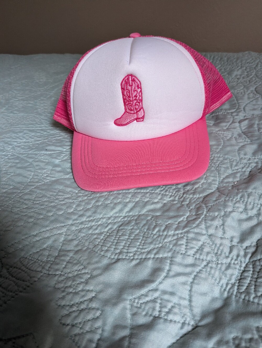 New Pink Cowgirl Trucker Cap
